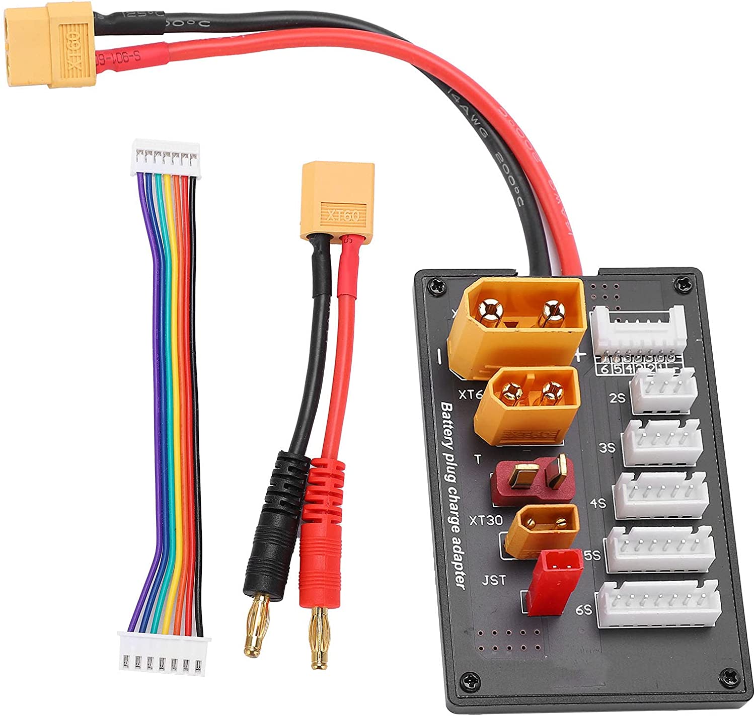 XT90 XT30 JST T موصل XT60 لوحة - مراجعة Drone Battery Parallel Board وسعره
